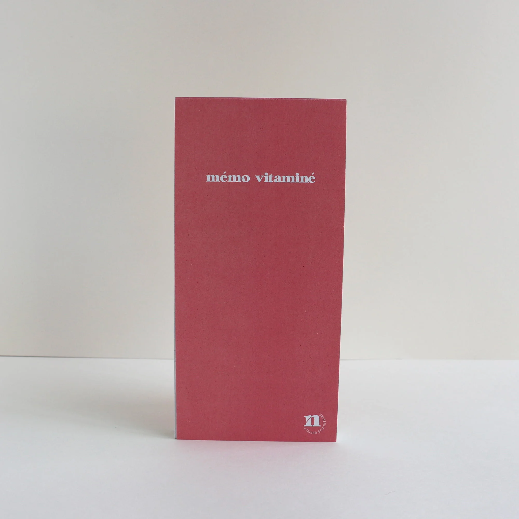 Bloc-notes eco-responsable rose face - Accent papeterie